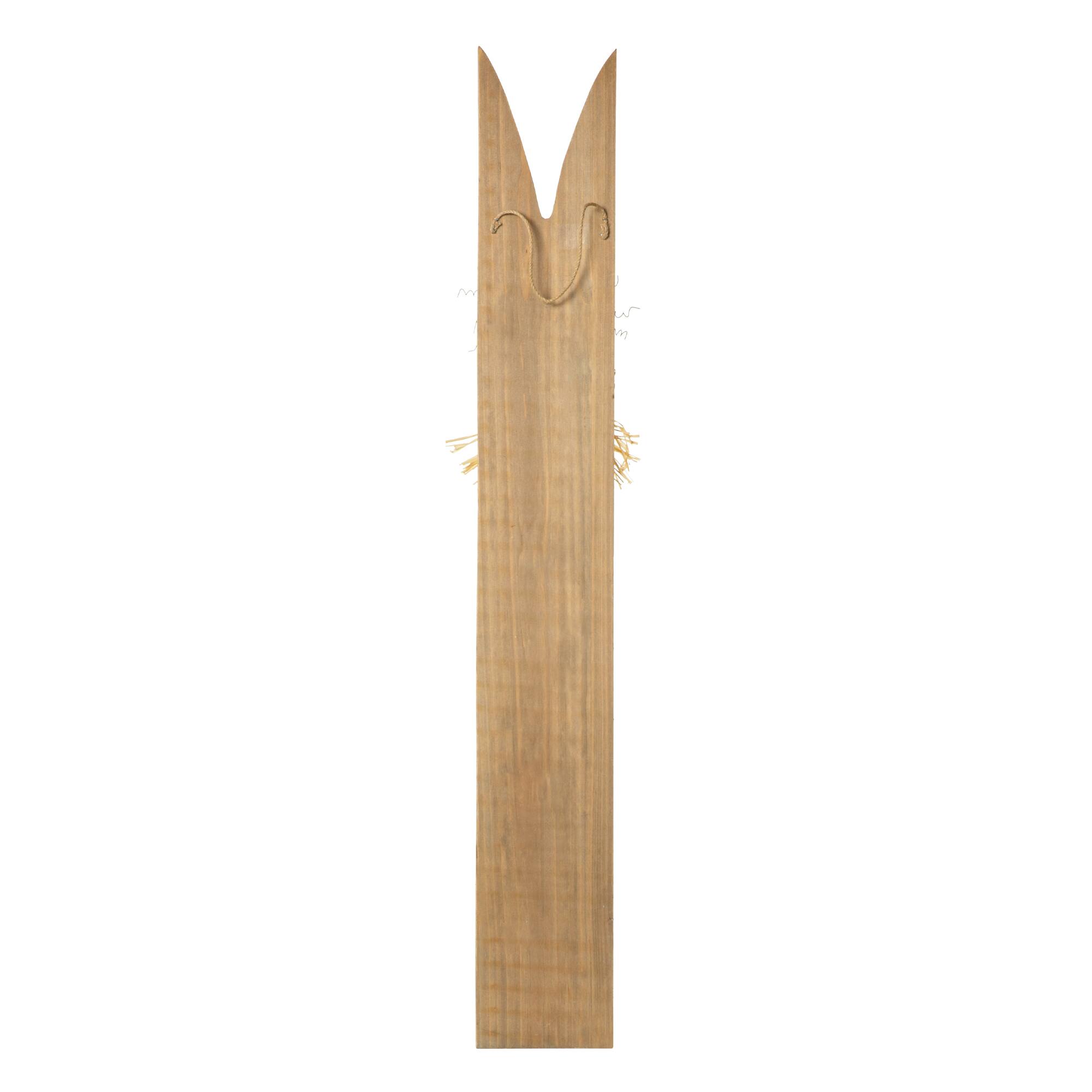 Glitzhome® 42" Wooden Easter Bunny Porch Sign